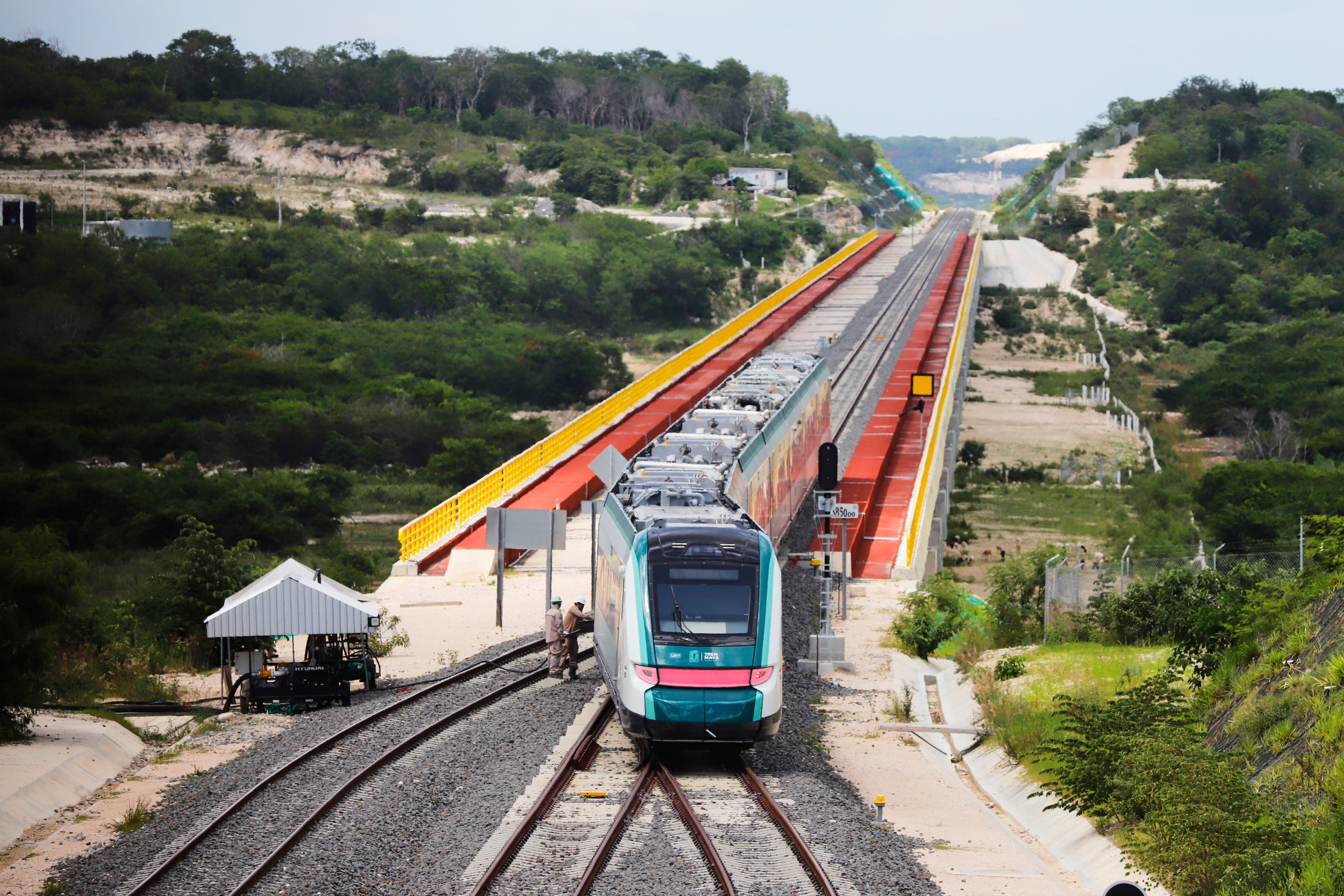 MÉXICO-TREN MAYA DESCARRILAMIENTO