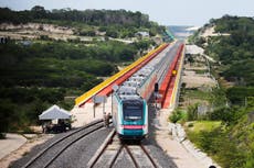 Descarrila vagón del Tren Maya en el sudeste mexicano, sin que se reporten heridos