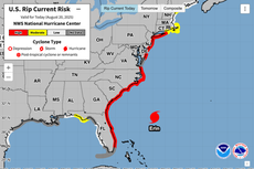 Ruta del huracán Erin: ¿qué áreas serán golpeadas por la tormenta?