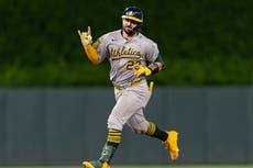 Langeliers conecta jonrón de 2 carreras en la 10ª entrada y A's vencen 4-2 a Mellizos