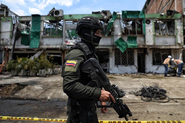 COLOMBIA-VIOLENCIA-DRONES
