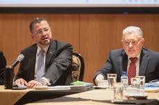 Presidente de Costa Rica comparece ante comisión legislativa que analiza levantar su inmunidad