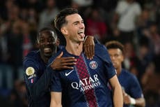 Dembélé falla penalti pero Fabián da al PSG victoria de 1-0 sobre Angers en la Ligue 1