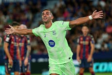 Barcelona remonta y vence 3-2 a Levante mientras que Atlético de Madrid pierde más puntos