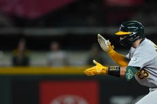 En 10 innings, Atléticos superan 2-1 a Marineros, que se rezagan a 3 juegos en su división