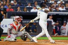 Chisholm y Grisham conectan ambos par de jonrones y Yankees vencen 7-2 a Medias Rojas