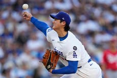 Shohei Ohtani logra su 1ra victoria con Dodgers, poncha a 9 y vence a Rojos