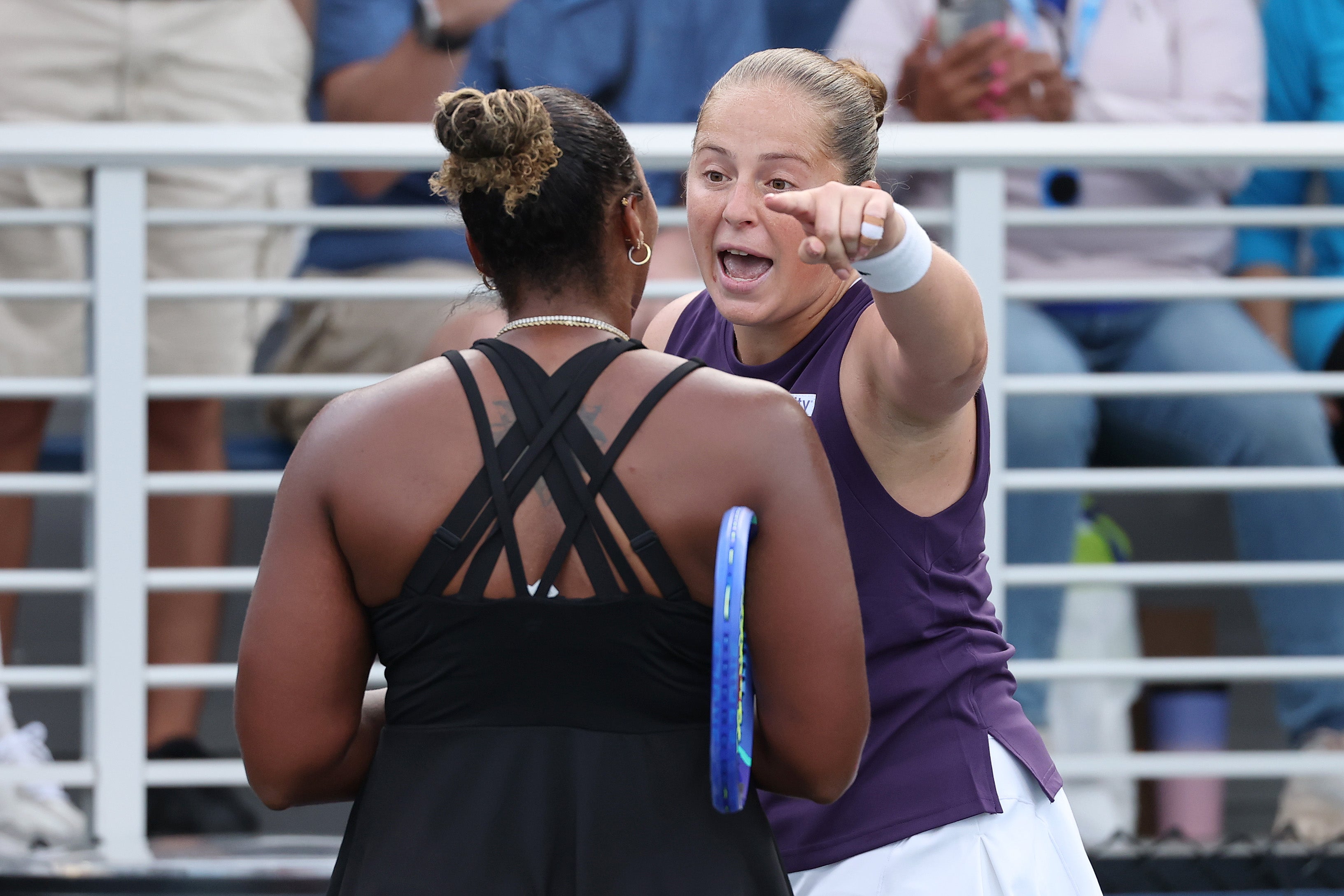 Tensión en el US Open: Ostapenko discute con Townsend después de su partido de segunda ronda