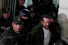 Se espera excarcelación del suspendido gobernador y líder opositor boliviano Camacho