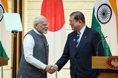 Líderes de India y Japón acuerdan fortalecer lazos económicos y cooperación