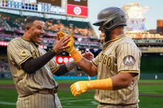 Díaz dispara 2 jonrones y Padres vapulean 12-3 a Mellizos