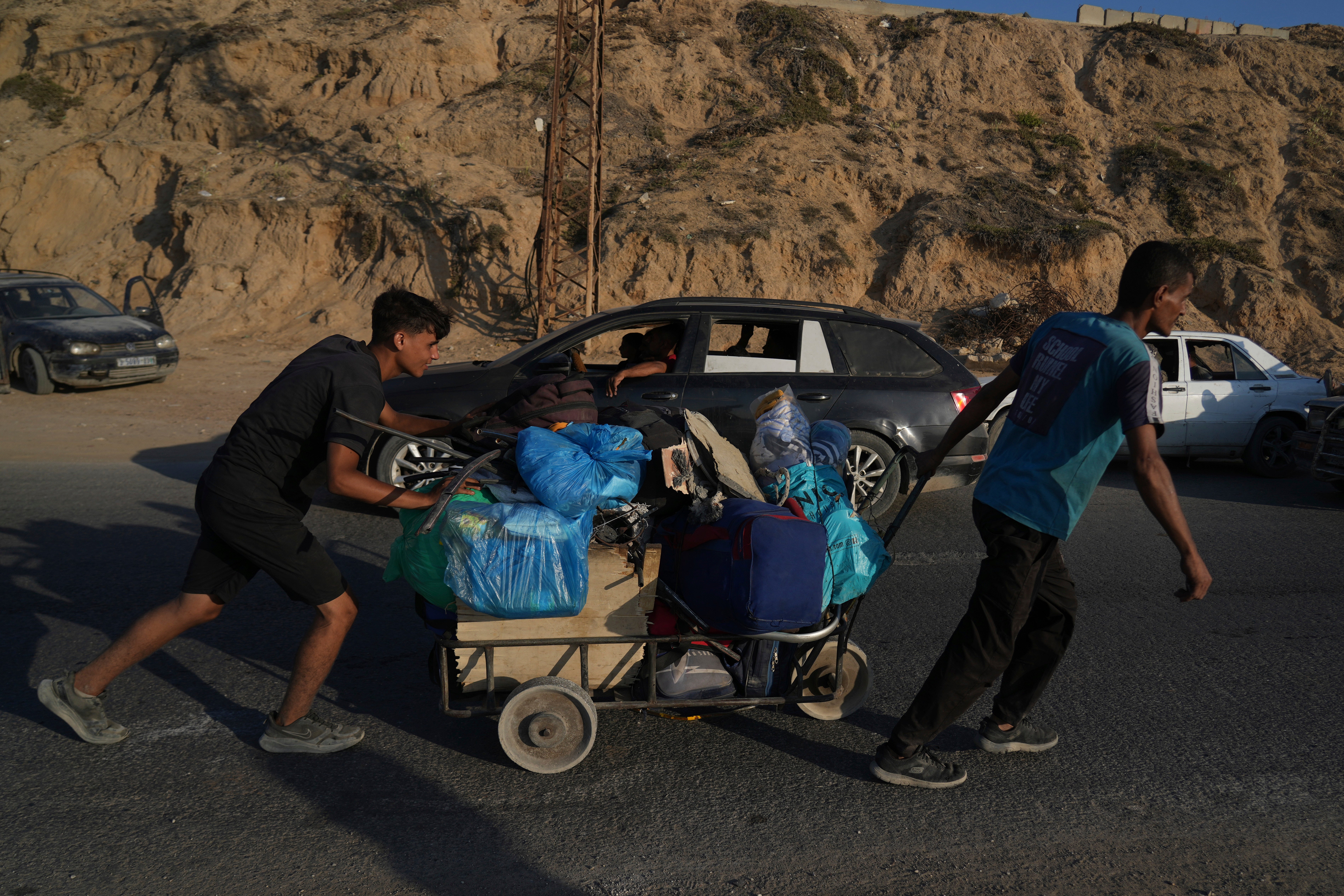 ORIENTE MEDIO-GAZA-DESPLAZADOS-FOTOS