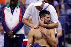Djokovic vence en el US Open a pesar de molestia en el cuello y enfrentará a Fritz