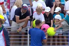 Identifican al hombre que robó la gorra en el US Open 2025