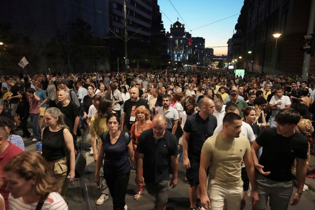 SERBIA-PROTESTAS