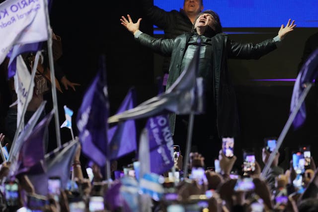 APTOPIX ARGENTINA-MILEI ELECCIONES