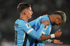 Uruguay avanza a su 5to Mundial consecutivo tras sepultar a Perú con un 3-0