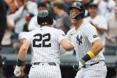 Judge realiza atrapada espectacular y los Yankees vencen 4-3 a Azulejos para acercarse a 2 juegos