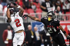 Los Buccaneers logran dramática victoria 23-20 sobre Falcons con dos anotaciones de novato Egbuka