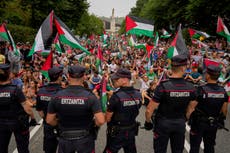 Protestas contra Israel convierten la Vuelta a España en un campo diplomático