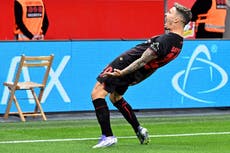 Leverkusen vence 3-1 a Frankfurt y logra su primera victoria en la Bundesliga