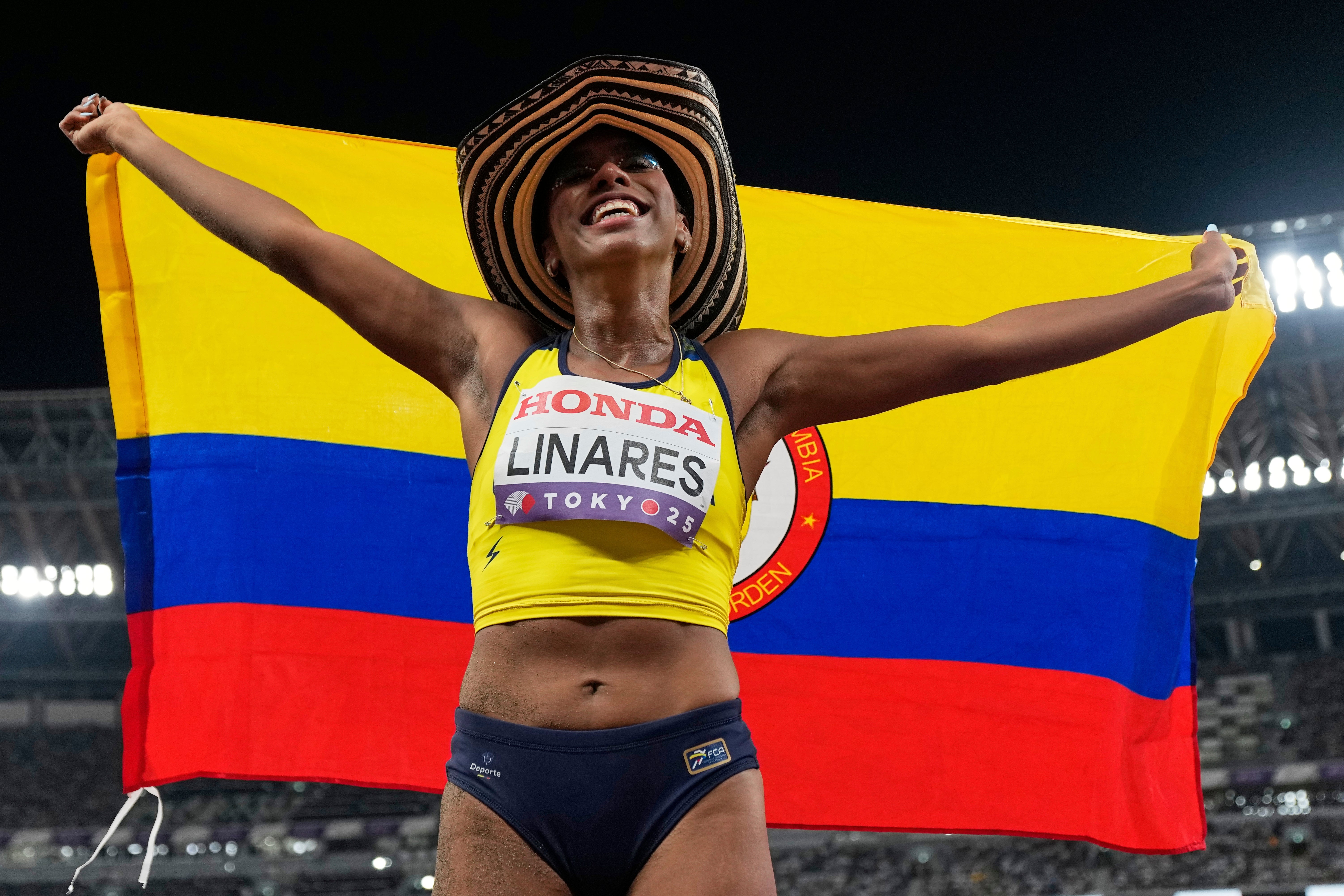 Natalia Linares consigue bronce para Colombia en salto largo del Mundial de atletismo