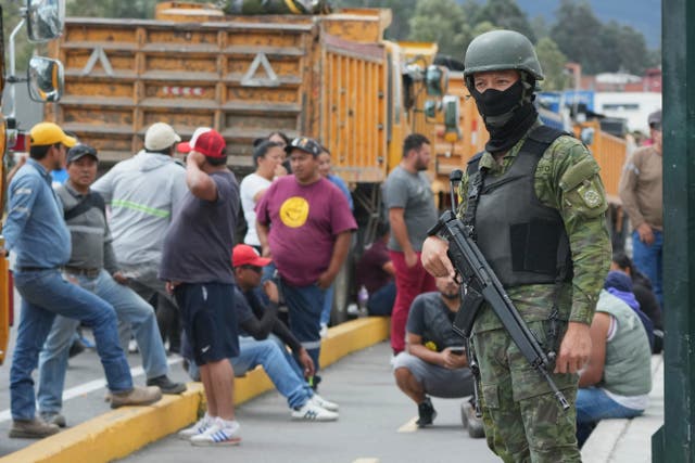 ECUADOR-DIÉSEL-PROTESTAS