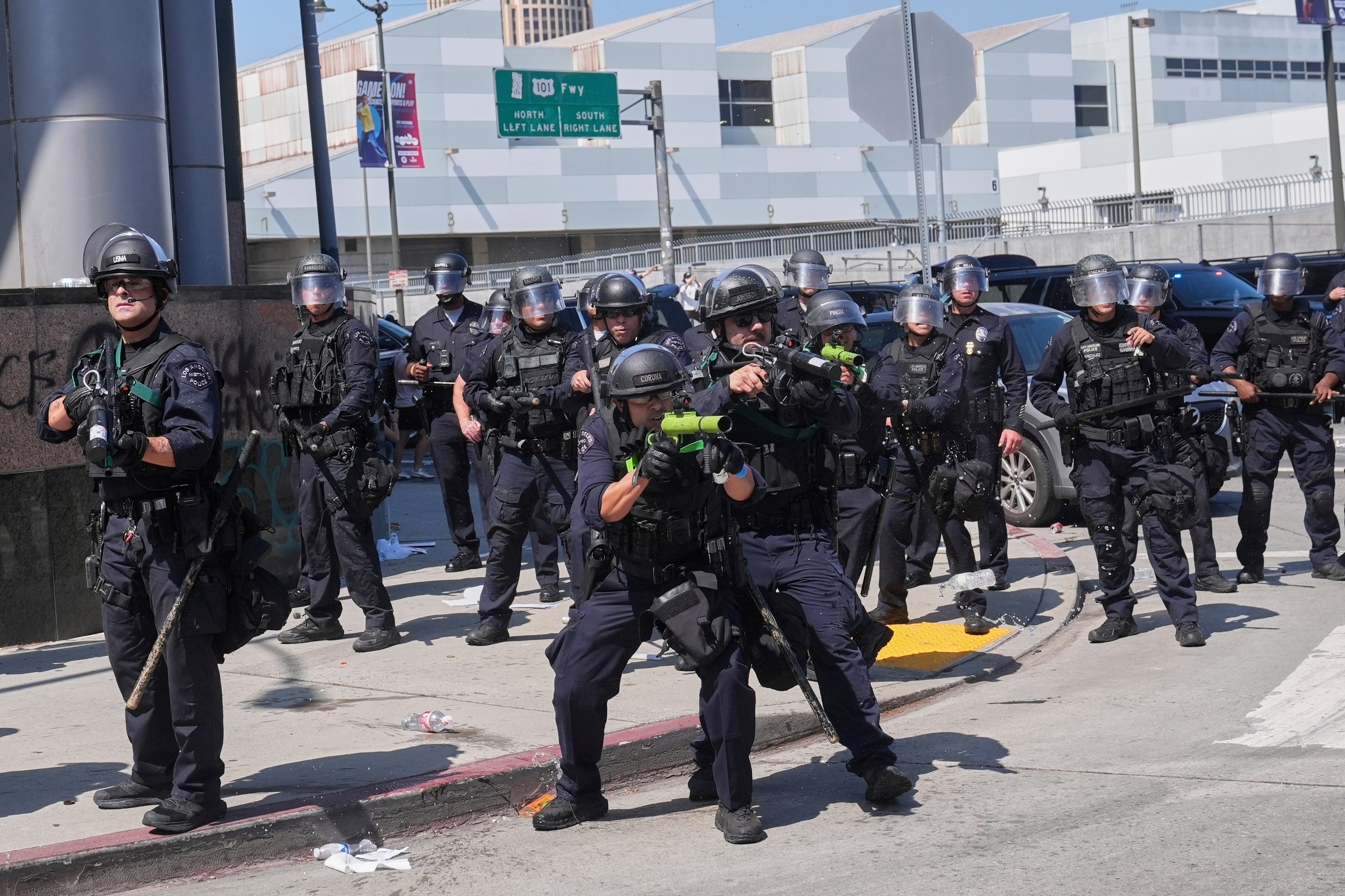 LOS ÁNGELES-PROTESTAS