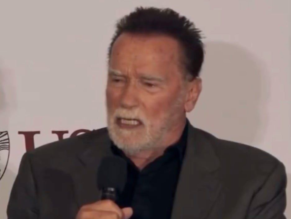 Arnold Schwarzenegger compartió un apasionado discurso sobre Charlie Kirk en la USC