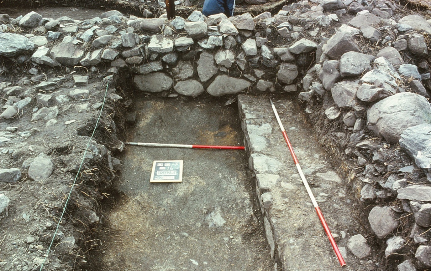 Restos del castillo de Finlaggan