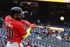 Bravos vencen a Nacionales 9-4 y los barren; Ozuna impulsa 3 carreras