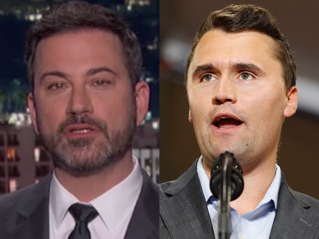 <p>Jimmy Kimmel se refirió al tiroteo de Charlie Kirk durante su programa del lunes</p>