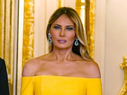 El vestido de Melania Trump crea una ilusión óptica, pero ¿de qué color lo ves tú?