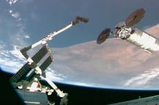 Nave de carga llega a Estación Espacial Internacional con un día de retraso tras fallo en motor