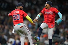 Acuña conecta jonrón, Elder lanza 7 sólidas entradas y Bravos arrollan 10-1 a decaídos Tigres