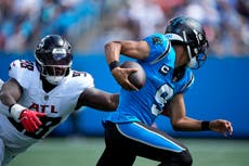 Panthers consiguen su primera victoria de la temporada dominando 30-0 a Falcons