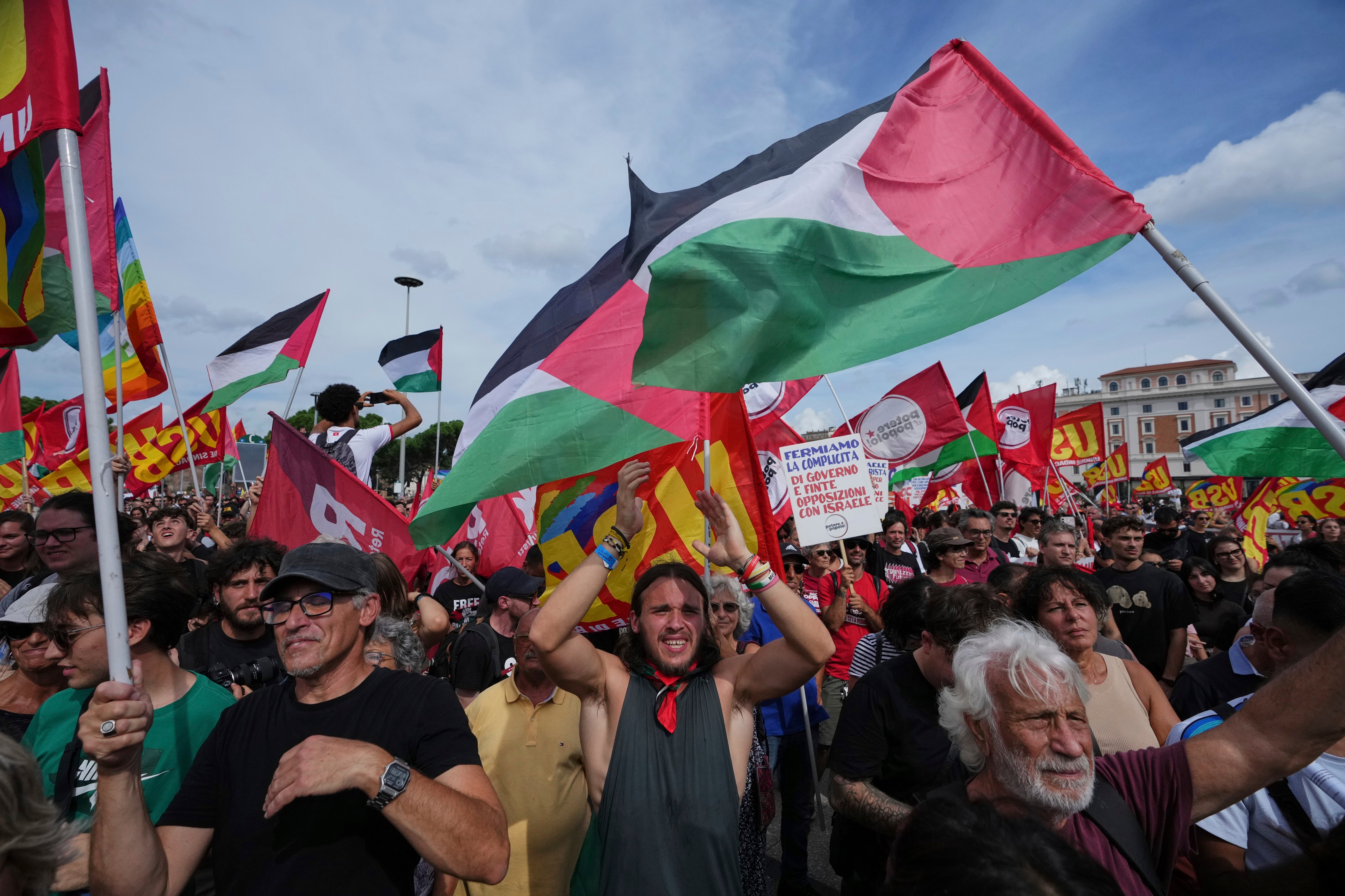 ITALIA-GAZA-HUELGA