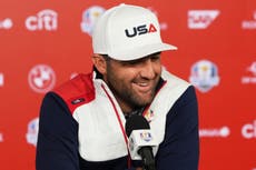 Scottie Scheffler es el número 1 del mundo pero sólo uno de los 12 en la Copa Ryder