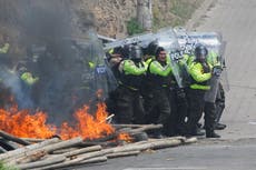 Protestas en tres provincias en medio de paro indígena por suba de diésel en Ecuador