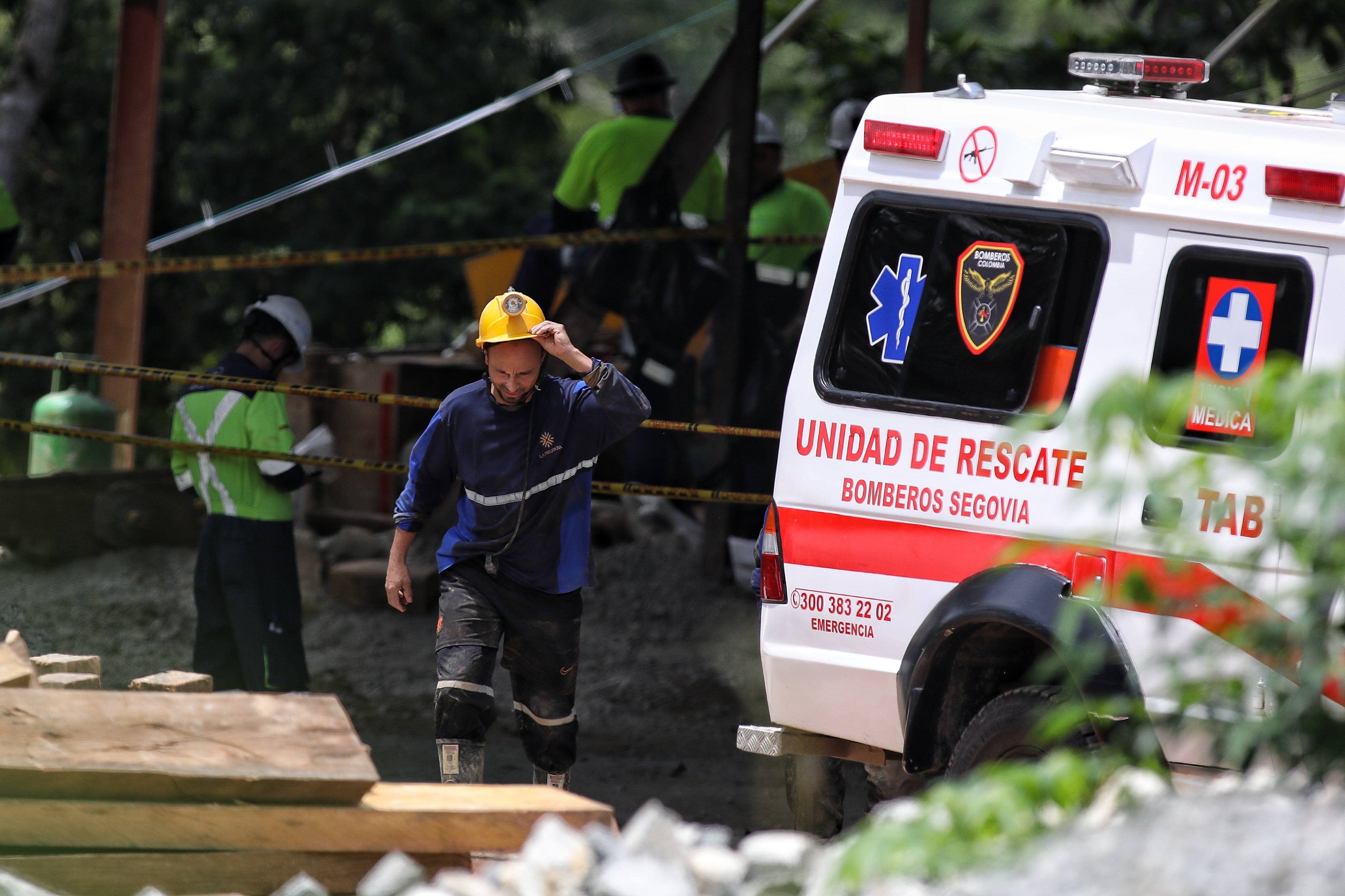 COLOMBIA-MINEROS ATRAPADOS