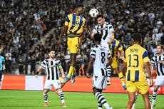 El club israelí Maccabi empata 0-0 con PAOK en Grecia entre fuerte presencia policial y protestas