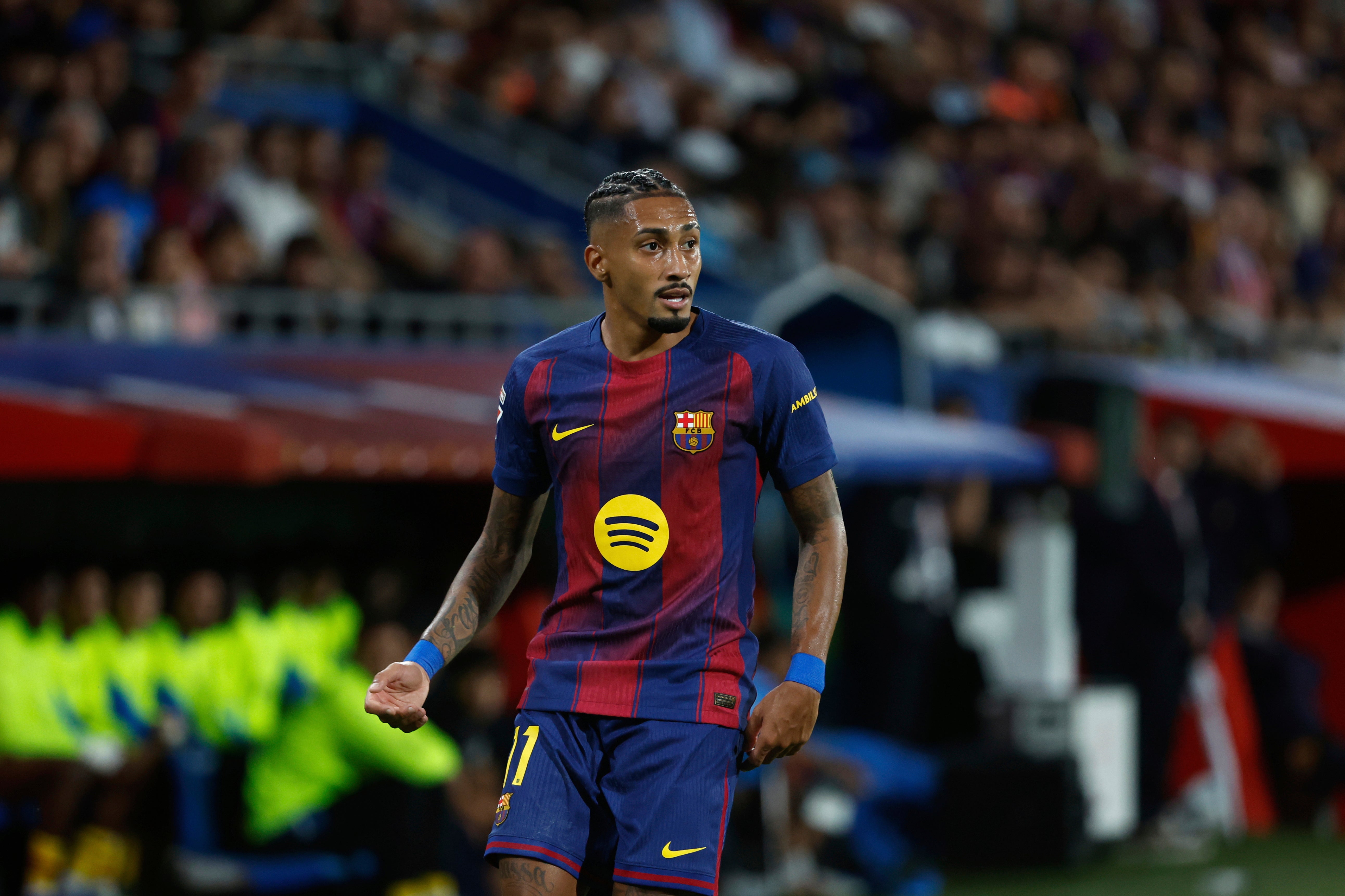 Barcelona: Raphinha y Joan García se perderán varias semanas por lesiones