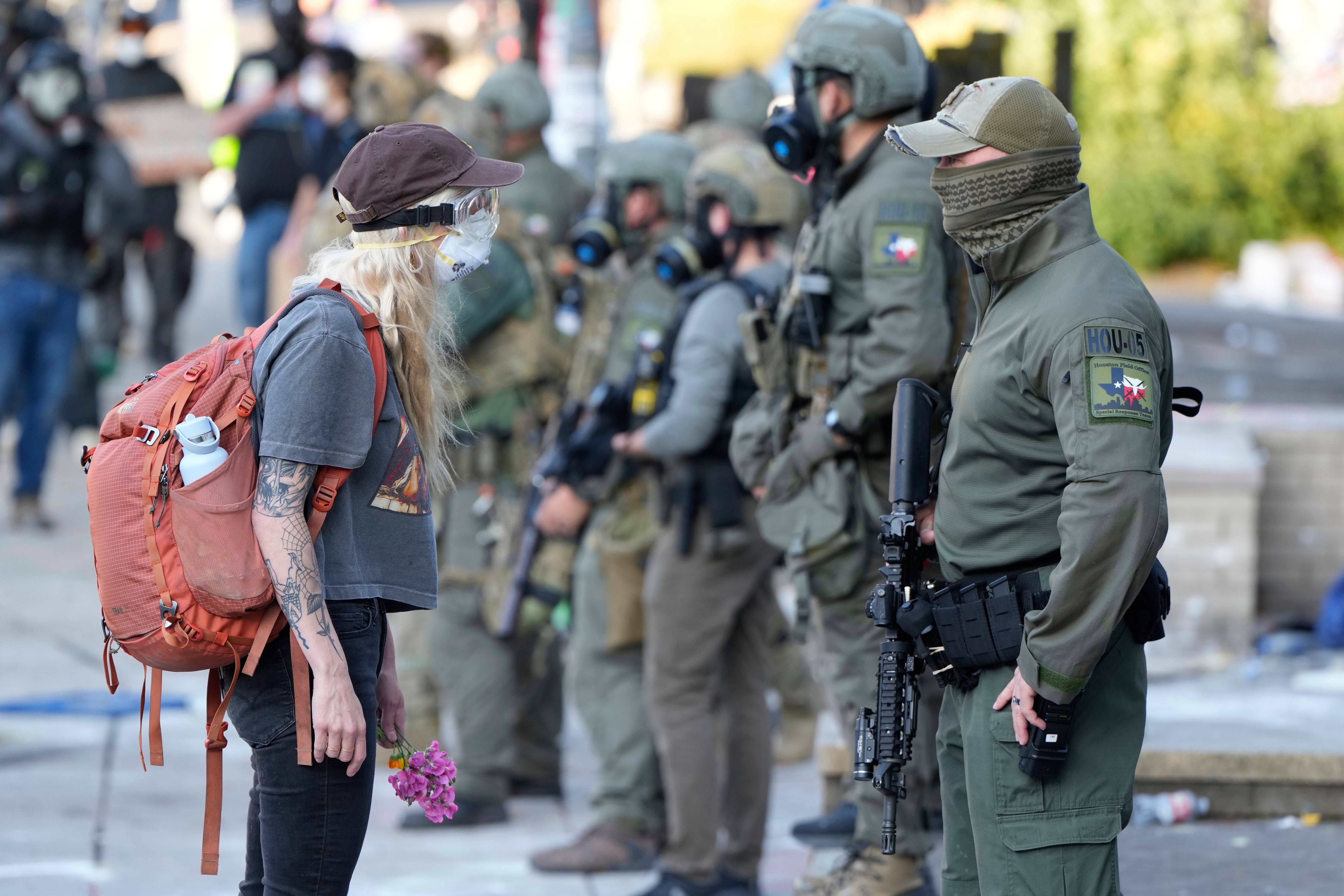 TRUMP-FUERZAS MILITARES-PORTLAND
