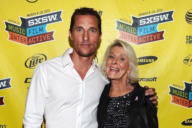 <p>Matthew McConaughey cortó la comunicación con su madre durante años</p>