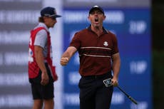 McIlroy responde en Copa Ryder: manda callar al público antes de enviarlo a casa