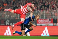 Aficionados disfrutan festival de fuegos artificiales en empate a cero de Unión de Berlín y Hamburgo