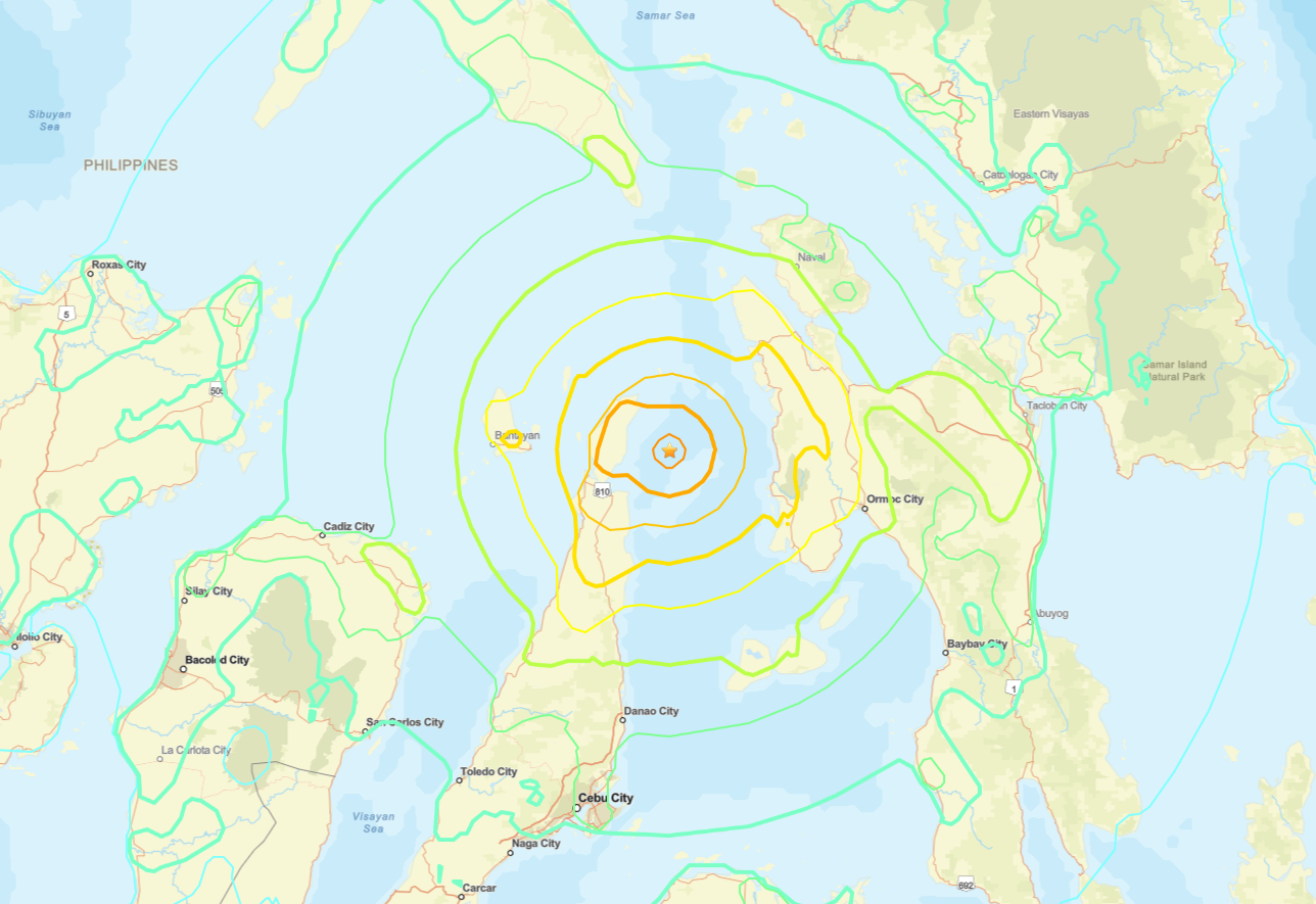 Un sismo de magnitud 6.9 se registró en Filipinas el martes