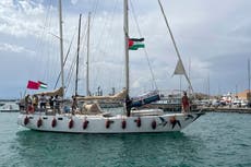 Activistas de flotilla humanitaria se acercan a Gaza; dicen estar listos para intercepción israelí