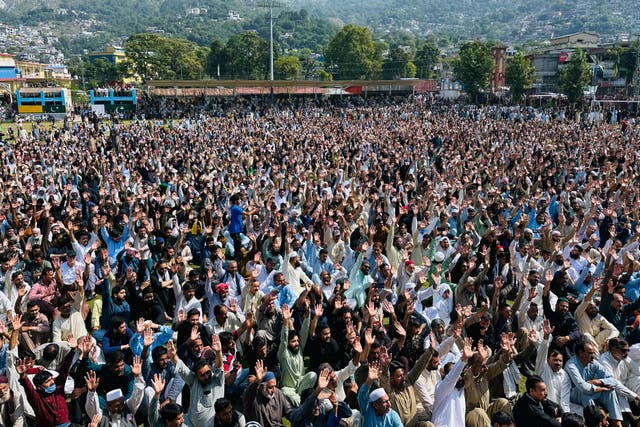 PAKISTÁN-CACHEMIRA-PROTESTAS
