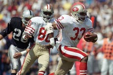 Roger Craig, Ken Anderson y Steve Tasker entre los 52 semifinalistas veteranos al Salón de la Fama